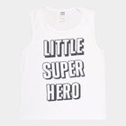 Boys Cotton T-Shirt, White, small image number null