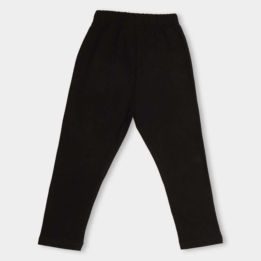 Girls' Legging, काला, large image number null