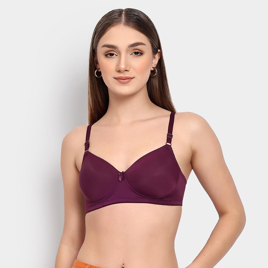 Ladies' Bra , Wine, large image number null