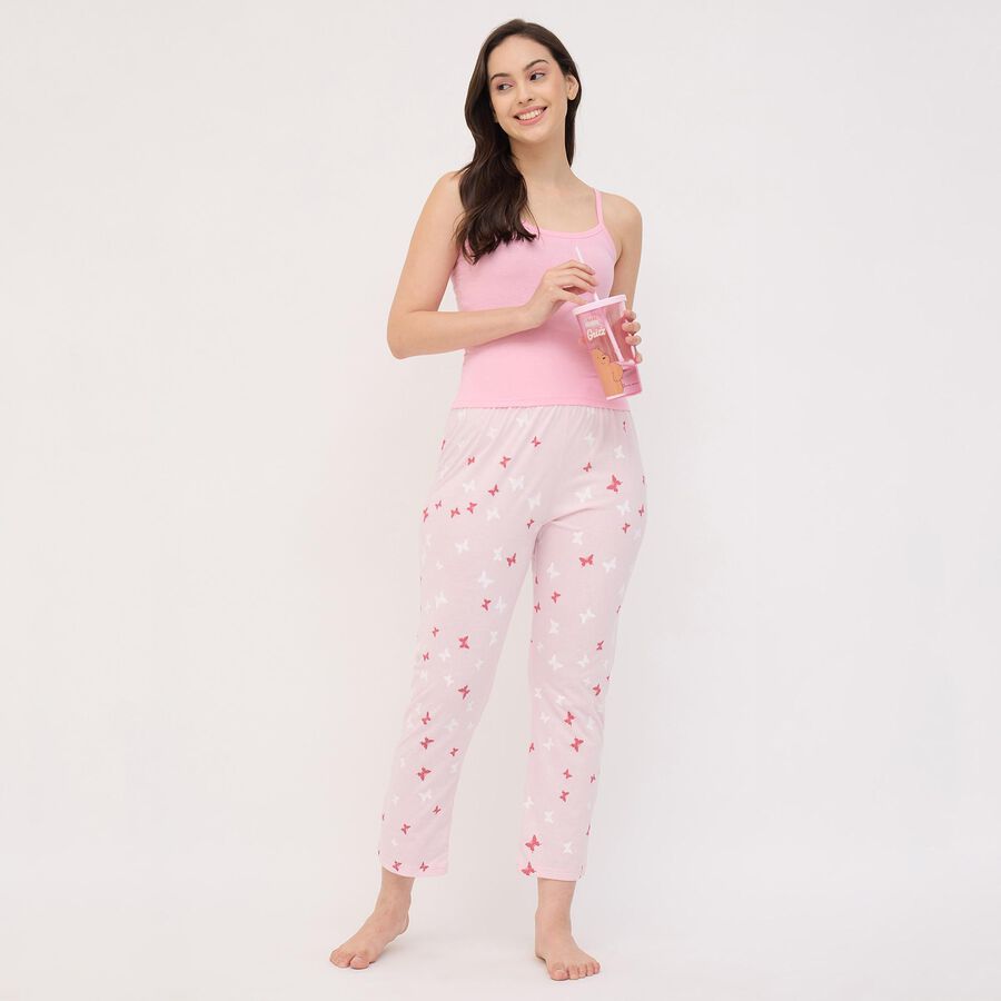 Ladies' 100% Cotton Basic Slips, Pink, large image number null