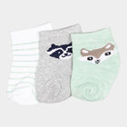 Infants Cotton Solid Socks, Light Green, small image number null