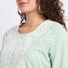 Ladies' 100% Cotton Kurta , Light Green, small image number null