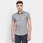 Men's 100% Cotton Casual Shirt, गहरा ग्रे, small image number null