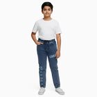 Boys' Jeans, मध्यम नीला, small image number null