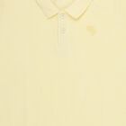 Boys' Yellow Round Neck Casual T-Shirt, पीला, small