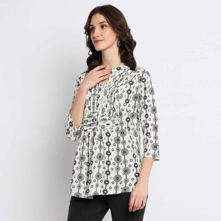 Ladies' Kurta , ऑफ व्हाइट, large image number null