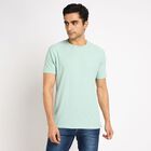 Men's Round Neck Half Sleeves T-Shirt , Aqua, small image number null