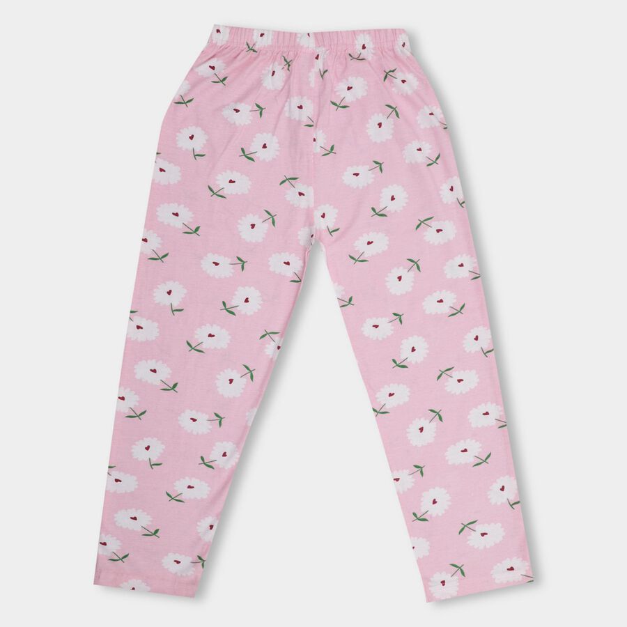 Girls' Pyjama , गुलाबी, large image number null