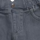 Girls' Jeans, हल्का ग्रे, small image number null