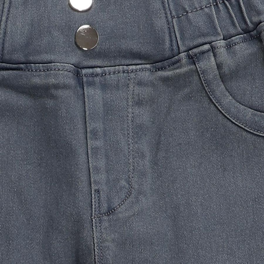 Girls' Jeans, हल्का ग्रे, large image number null