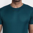 Solid Drifit T-Shirt, Teal Blue, small image number null