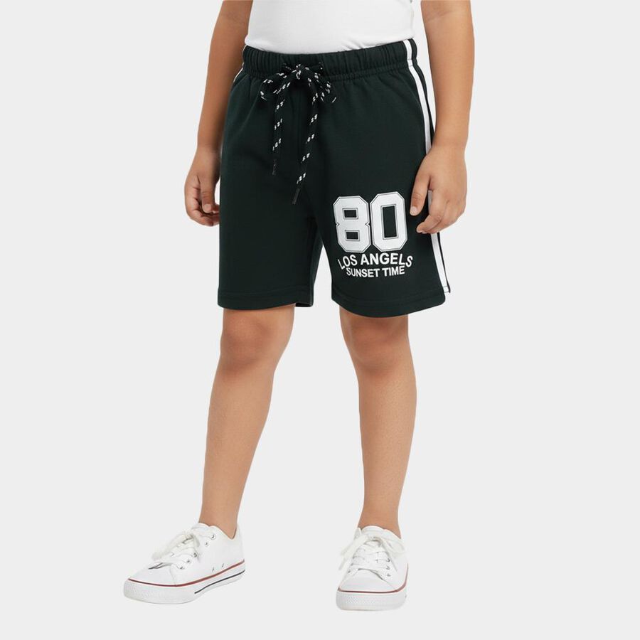 Boys' Bermuda, Dark Green, large image number null