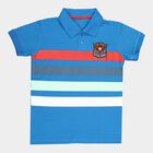 Boys Stripes T-Shirt, Royal Blue, small image number null