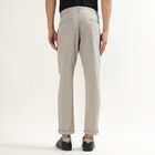 Men's Slim Fit Casual Trousers, हल्का ग्रे, small image number null