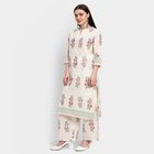 Ladies' 100% Cotton Ethnic Set , Light Pink, small image number null