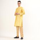 Men's Kurta Pyjama, पीला, small image number null