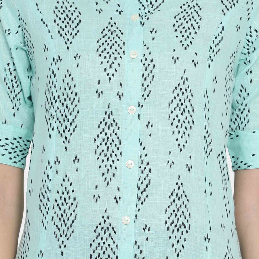 Printed Kurta, Light Green, large image number null