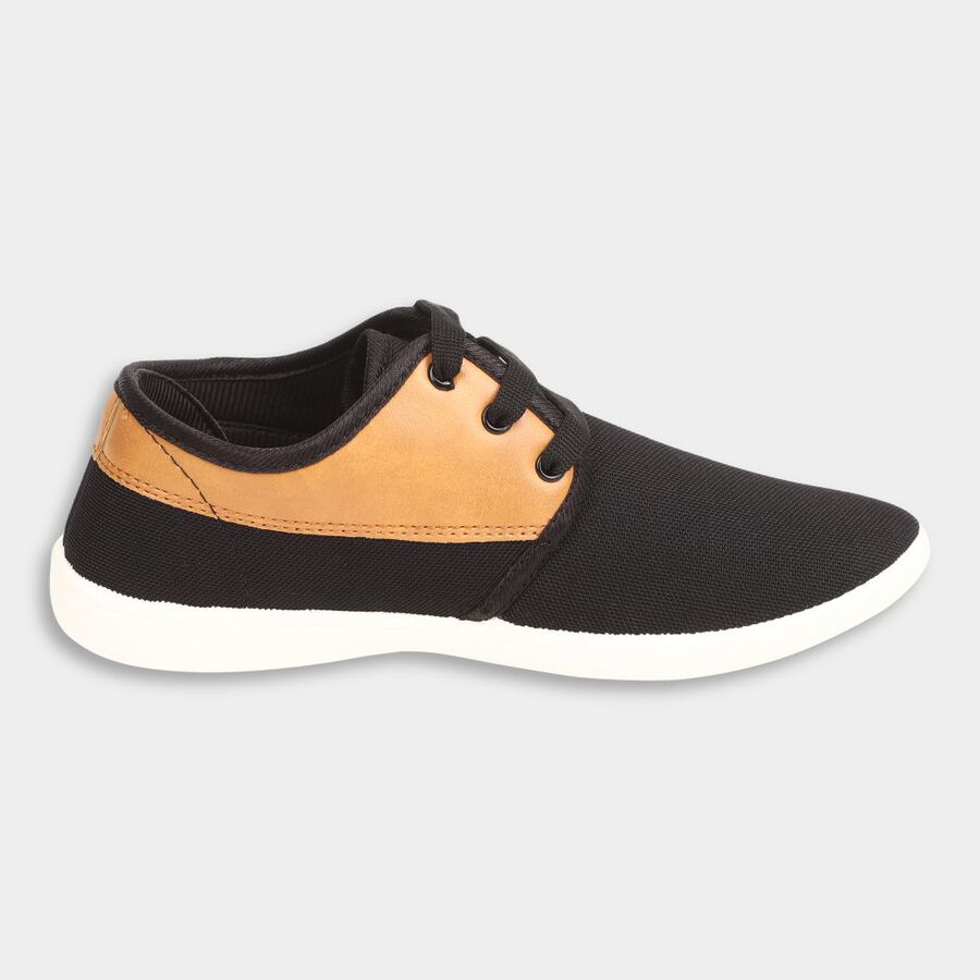 Mens Sneaker Shoes, काला, large image number null