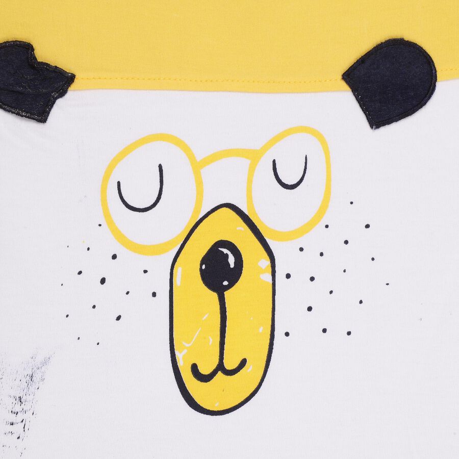 Infant Boys' 100% Cotton Baba Suit , Yellow, large image number null