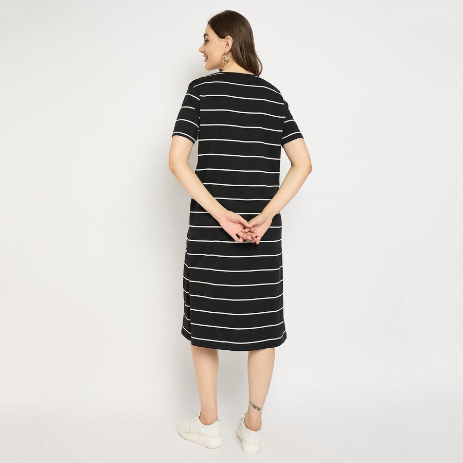 Ladies' Dress, काला, large image number null