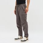 Men's Muted Charcoal Grey Slim Fit Cargo Trousers, गहरा ग्रे, small image number null