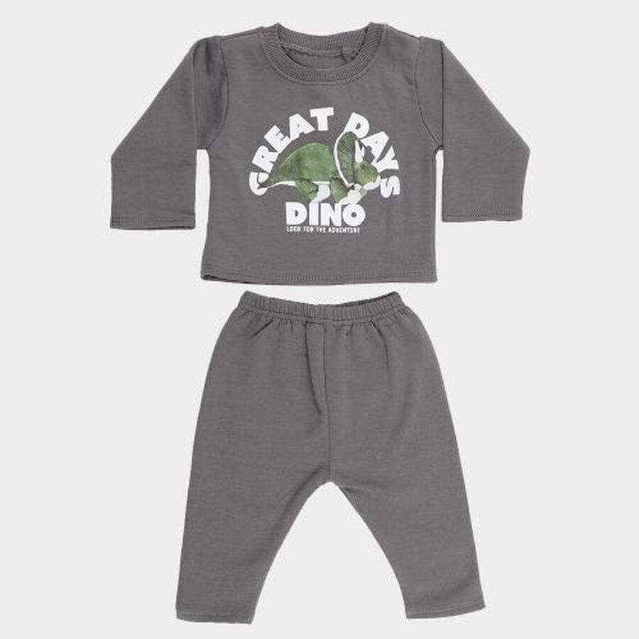 Infants' Baba Suit, Dark Grey, large image number null