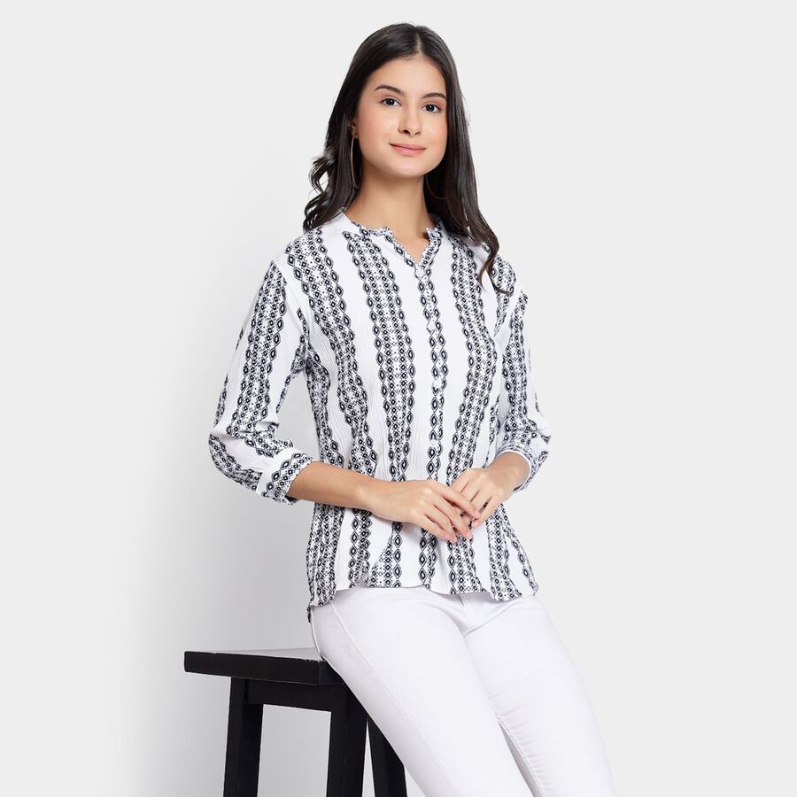 Ladies' Shirt, ऑफ व्हाइट, large image number null