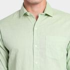 Men's Casual Shirt, Light Green, small image number null