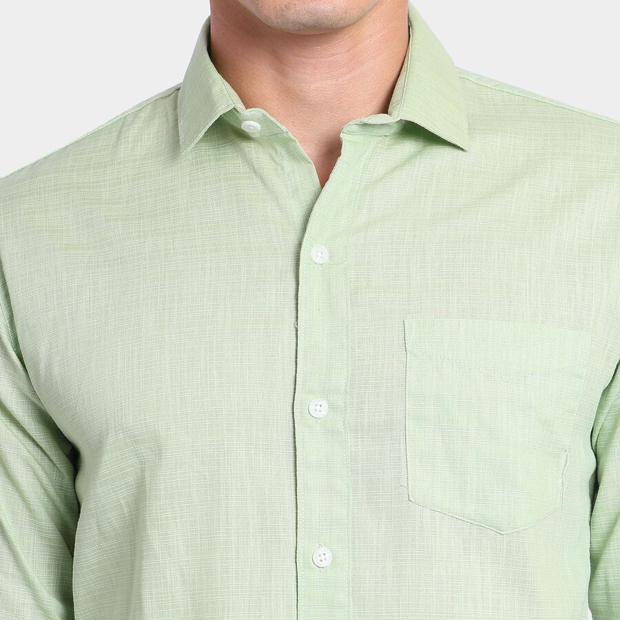 Men's Casual Shirt, Light Green, large image number null