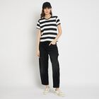 Ladies' 100% Cotton Jeans , Black, small image number null