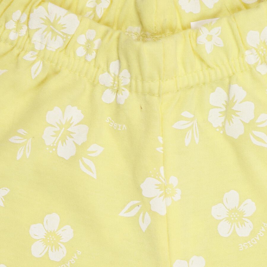 Girls' Shorts, Yellow, large