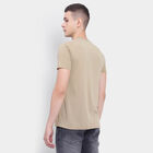 Round Neck T-Shirt, Beige, small image number null