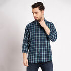 Checks Casual Shirt, Navy Blue, small image number null