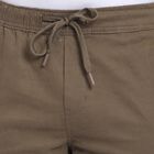 Men's Slim Fit Casual Trousers , Olive, small