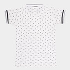 Boys Cotton T-Shirt, White, small image number null
