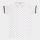 Boys Cotton T-Shirt, White, small image number null