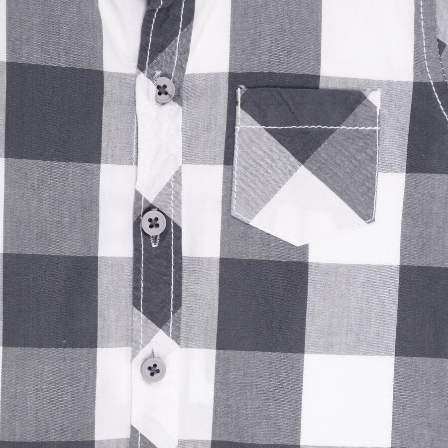 Infants' 100% Cotton Shirt , Light Grey, large image number null
