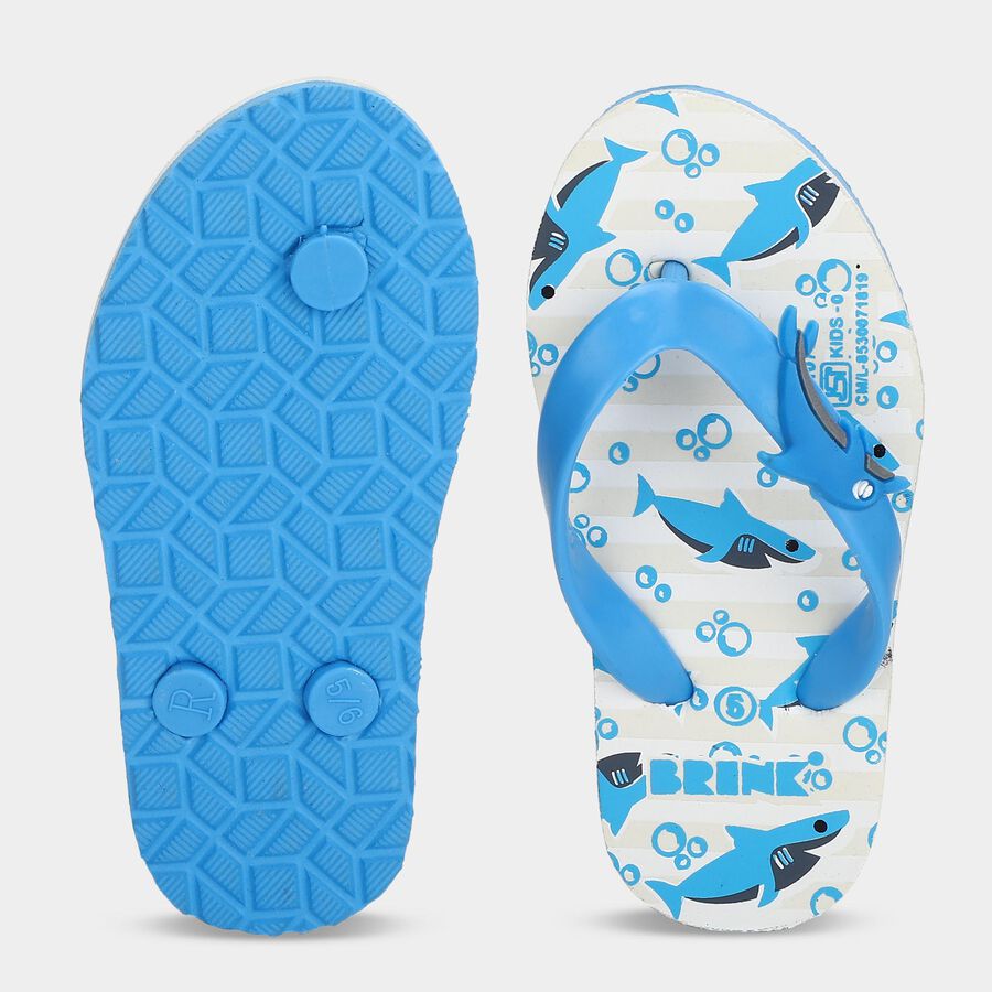 Boys' Slipper, नीला, large