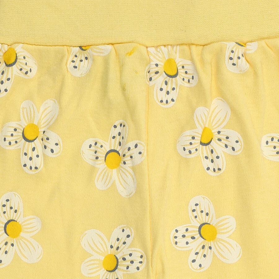 Infants' 100% Cotton Pyjama, Yellow, large image number null