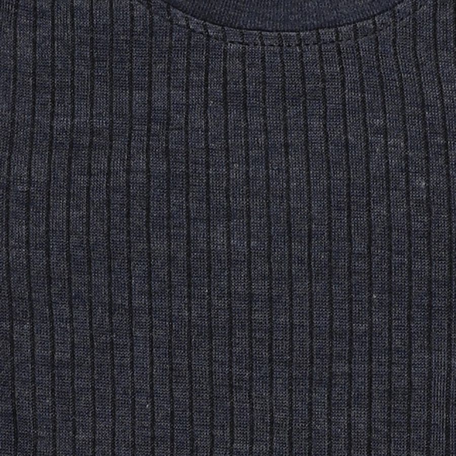 Boys' Thermal Upper, Melange Blue, large image number null