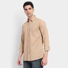 Men's Cotton Casual Shirt , Beige, small image number null