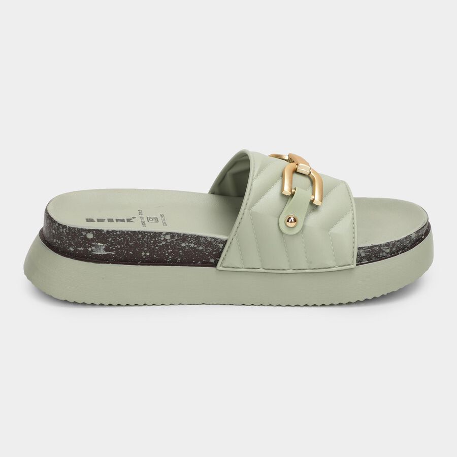 Ladies' Slipper, हरा, large image number null