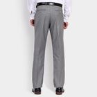 Men's Slim Fit Formal Trousers, हल्का ग्रे, small image number null