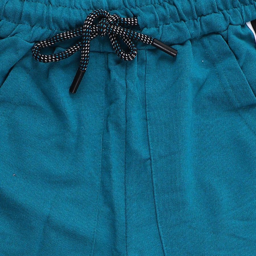 Boys' Bermuda, Teal Blue, large image number null
