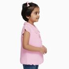 Girls' T-Shirt, हल्का गुलाबी, small