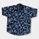 Boys' 100% Cotton Casual Shirt , नेवी ब्लू, small image number null