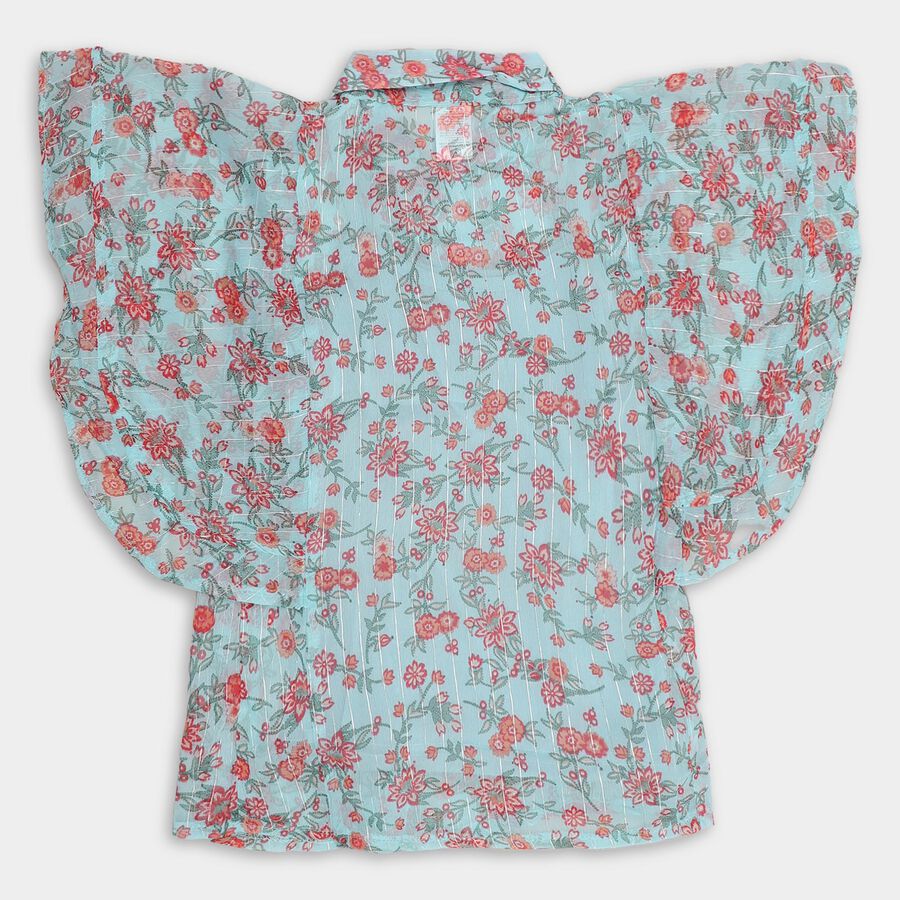 Girls' T-Shirt , एक्वा, large image number null