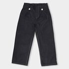 Girls Regular Fit Pull-Up Jeans, काला, small image number null