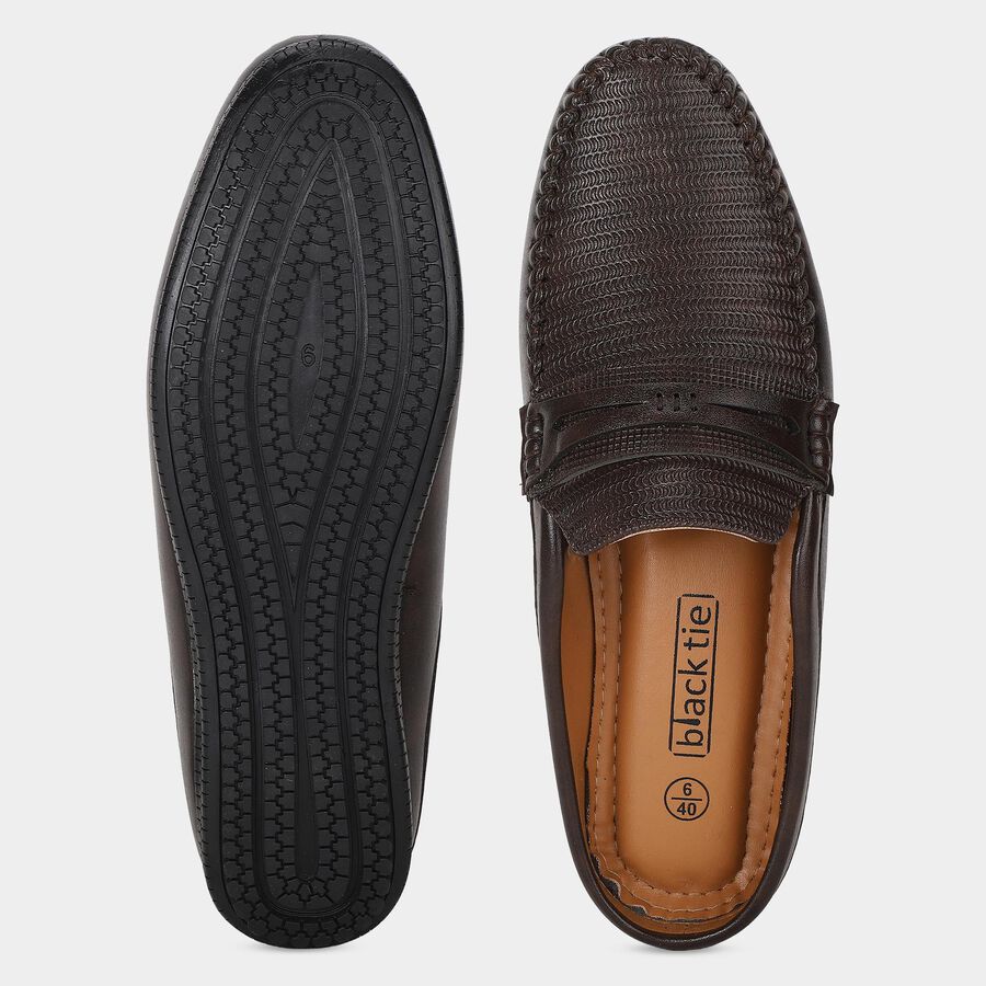 Men's Formal Shoes, भूरा, large