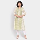 Ladies' Cotton Kurta, Light Green, small image number null